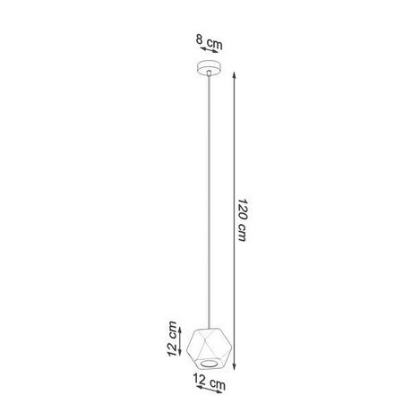 Lampa Wisząca WOODY naturalne drewno + 1x Żarówka LED GU-10 4000K Zimna 7W 630lm
