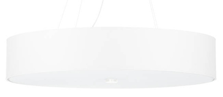 Żyrandol SKALA 70 biały + 6x Żarówka LED E27 3000K Ciepła 7,5W 620lm