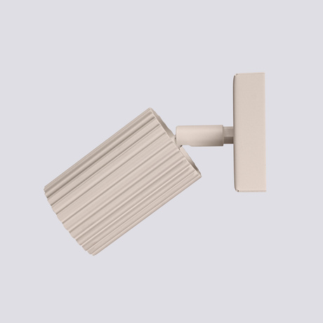 Kinkiet KARBON taupe + 1X Żarówka LED GU-10 4000K Zimna 7W 530lm