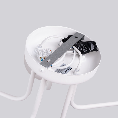 Żyrandol ASTRAL 5 biały + 5x Żarówka LED G9 3000K Ciepła 4,5W 450lm