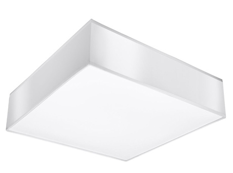 Plafon sufitowy HORUS 35 BIAŁY + 2x Żarówka LED E27 4000K Zimna 7,5W 650lm