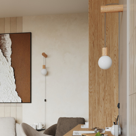 Kinkiet NIMBI G9 z włącznikiem + 1x Żarówka LED G9 4000K Zimna 4,5W 460lm