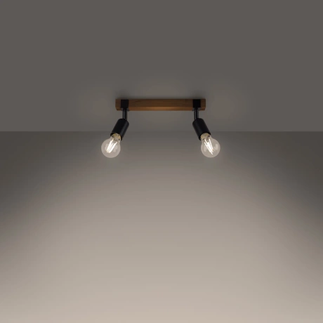 Plafon ZUCA 2 czarny