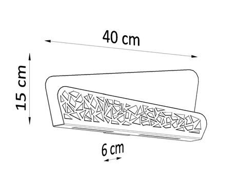Kinkiet ALIZA biała + Żarówka LED G9 3000K Ciepła 4,5W 510lm