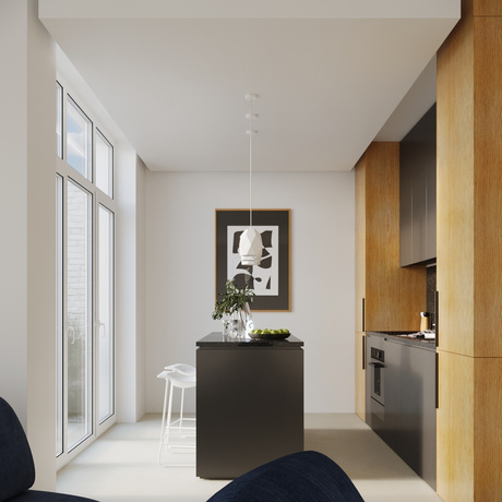 Lampa wisząca ceramiczna MINT + 1X Żarówka LED E27 4000K Zimna 7,5W 690lm