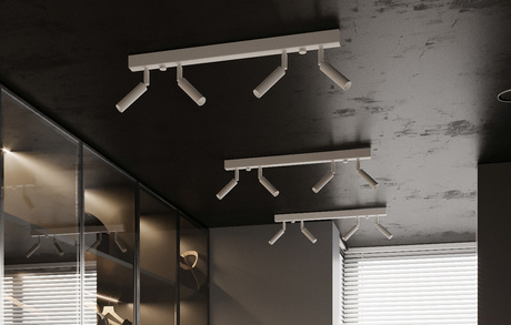 Plafon EYETECH 6 biała + 6x Żarówka LED G9 3000K Ciepła 4,5W 510lm