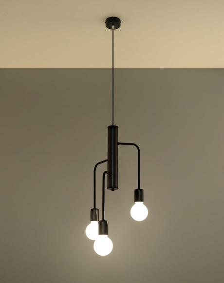 Żyrandol DUOMO 3M + 3x Żarówka LED E27 3000K Ciepła 7,5W 620lm