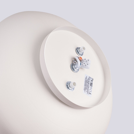 Plafon OMIQ beżowy + 4X Żarówka LED E27 4000K Zimna 7,5W 690lm