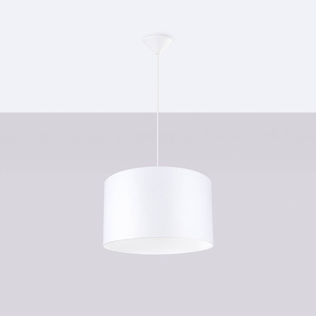 Lampa wisząca NOVA 40 biała + 1 Żarówka LED E27 4000K Zimna 7,5W 690lm