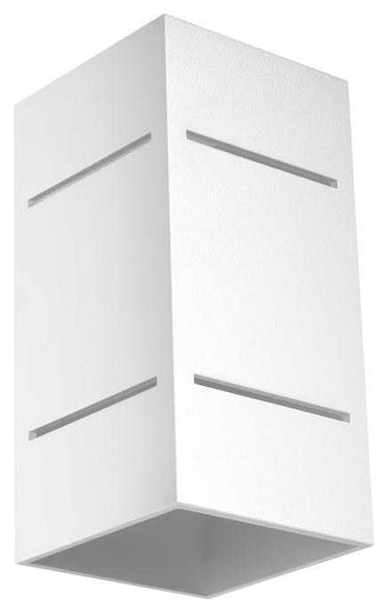 Kinkiet BLOCCO biały + 1x Żarówka LED G9 3000K Ciepła 4,5W 510lm