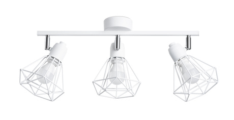 Plafon ARTEMIS 3 biały + Żarówka LED E14 4000K Zimna 7,5W 680lm