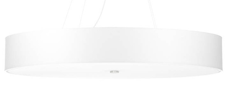 Żyrandol SKALA 90 biały + 6x Żarówka LED E27 3000K Ciepła 7,5W 620lm