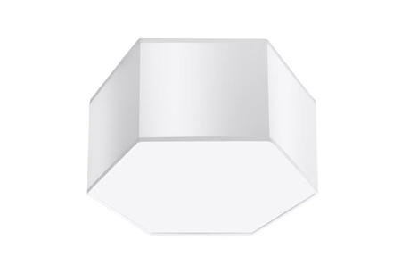 Plafon SUNDE 15 biały + 2x Żarówka LED E27 3000K Ciepła 7,5W 620lm