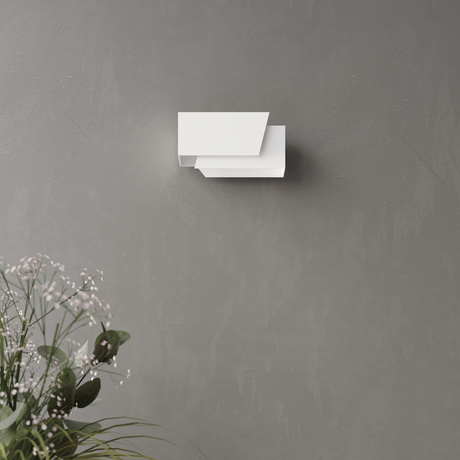 Kinkiet PIEGARE biały + 1x Żarówka LED G9 4000K Zimna 4,5W 530lm