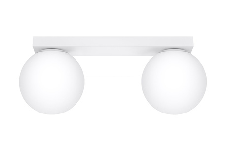 Plafon YOLI 2 biały + 2x Żarówka LED G9 3000K Ciepła 4,5W 450lm