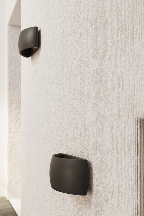 Kinkiet ceramiczny PONTIUS czarny + 1x Żarówka LED G9 3000K Ciepła 4,5W 510lm