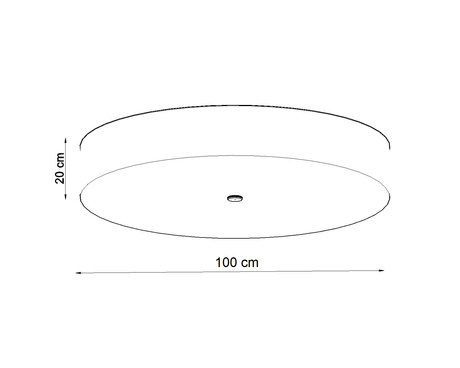 Plafon SKALA 100 biały + 6x Żarówka LED E27 3000K Ciepła 7,5W 620lm