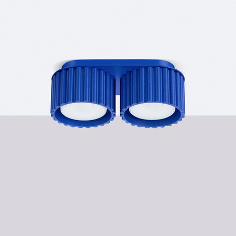 Plafon AURA 2 ultramaryna Gx53 + 2X Żarówka LED GX53 3000K 8W 720lm