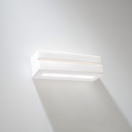 Kinkiet ceramiczny VEGA LINE biały