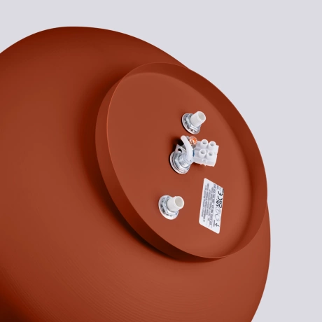 Plafon OMIQ ochra czerwona