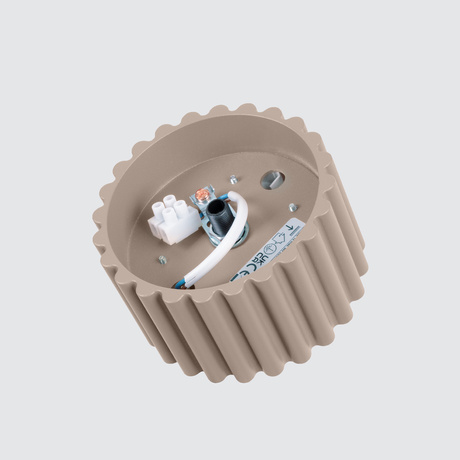 Plafon AURA 1 taupe Gx53 + 1X Żarówka LED GX53 4000K 8W 720lm