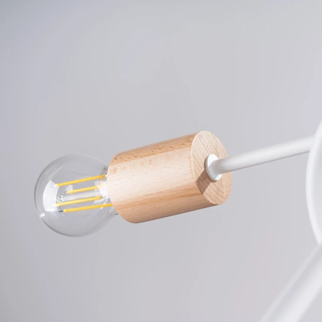 Żyrandol EMBER 5 biały