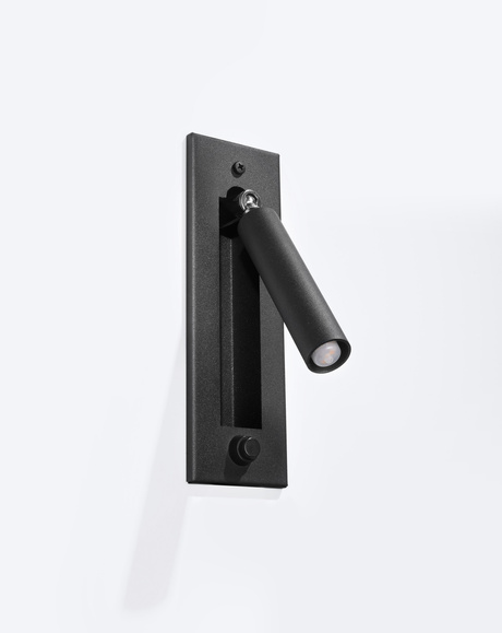 Kinkiet ENIF czarny + 1x Żarówka LED G9 4000K Zimna 3W 204lm