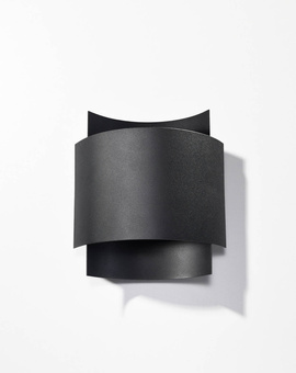 Kinkiet IMPACT czarny + 1x Żarówka LED G9 4000K Zimna 4,5W 530lm