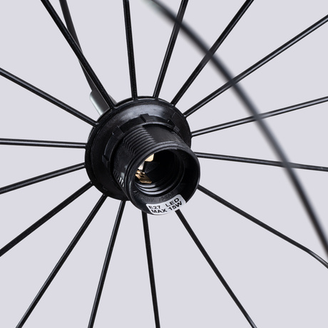 Lampa wisząca SKAAR czarna