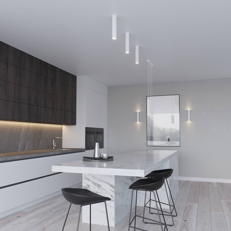 Lampa wisząca LAGOS 3P biały + 3x Żarówka LED GU-10 4000K Zimna 7W 630lm