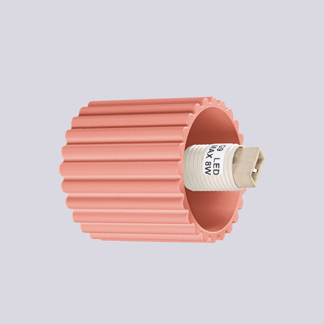 Kinkiet HALO brzoskwiniowy IP44 + 1X Żarówka LED G9 3000K Ciepła 4,5W 450lm