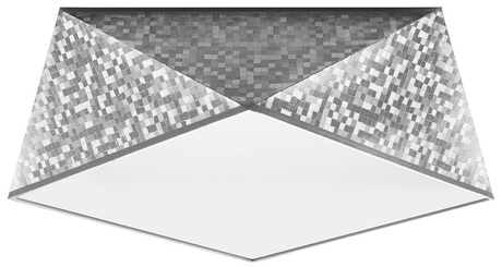 Plafon HEXA 35 CEKIN + 2x Żarówka LED E27 4000K Zimna 7,5W 650lm