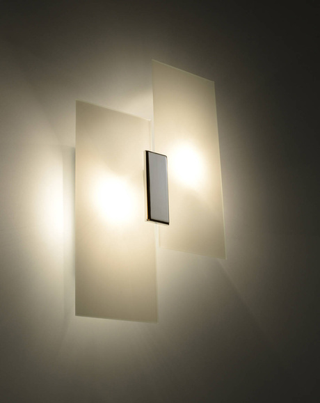 Kinkiet FABIANO + 2x Żarówka LED E27 3000K Ciepła 7,5W 620lm