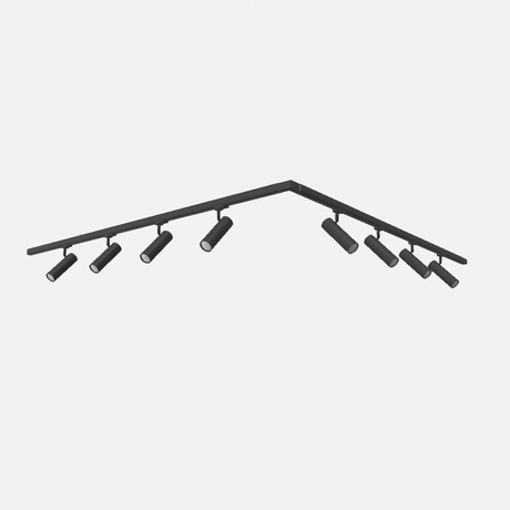 Lampa Sufitowa, 8 punktowa, system szynowy 3 fazowy, DIREZIONE