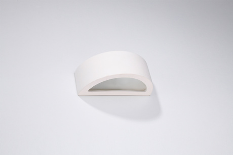 Kinkiet ceramiczny ATENA 20 biały + 1x Żarówka LED E27 4000K Zimna 7,5W 650lm