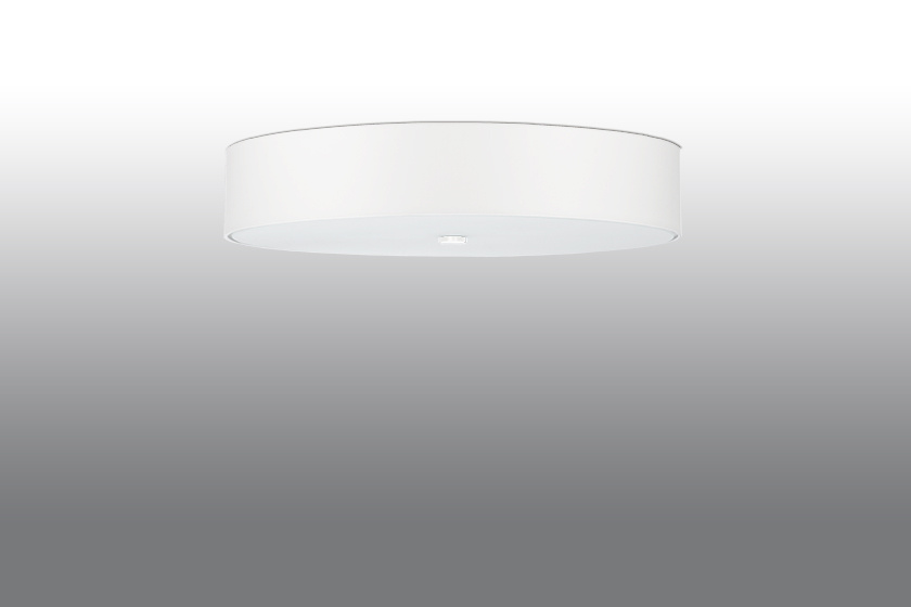 Plafon SKALA 70 biały + 6x Żarówka LED E27 3000K Ciepła 7,5W 620lm