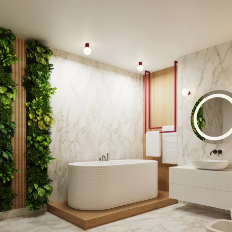 Kinkiet HALO burgund IP44