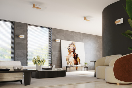 Plafon LAPPO naturlane drewno + 2x Żarówka LED E27 4000K Zimna 7,5W 650lm