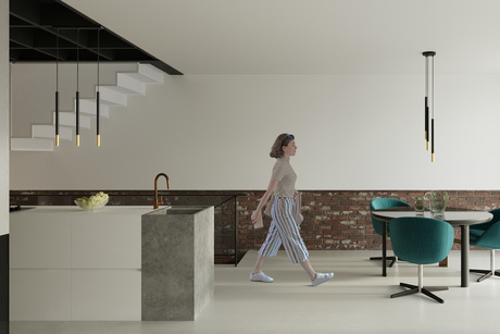 Lampa wisząca MOZAICA 3L czarny/złoto + 3x Żarówka LED G9 4000K Zimna 4,5W 530lm