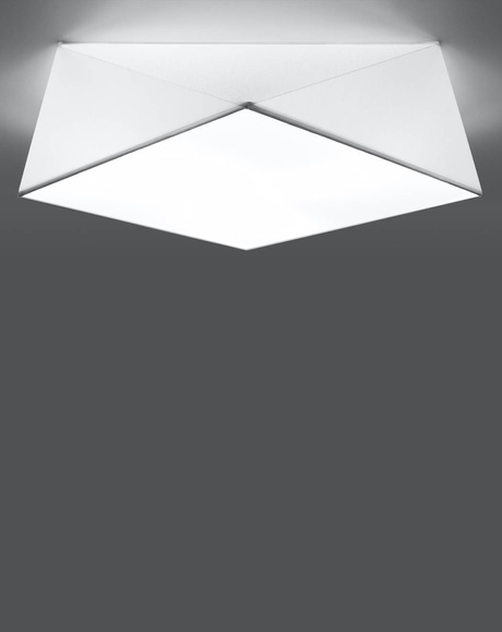 Plafon HEXA 45 BIAŁY + 3x Żarówka LED E27 3000K Ciepła 7,5W 620lm