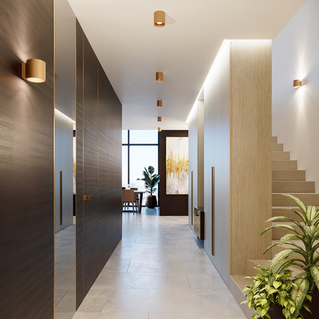 Kinkiet ORBIS 1 złoty + 1x Żarówka LED G9 3000K Ciepła 4,5W 450lm