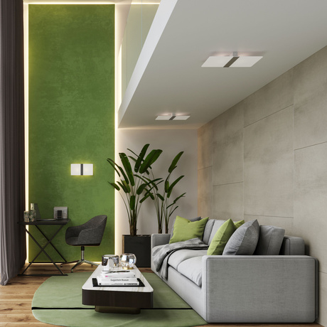 Plafon AZALIA + 4x Żarówka LED G9 3000K Ciepła 4,5W 510lm