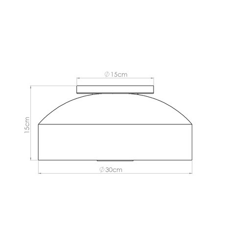 Plafon OMIQ biały + 4X Żarówka LED E27 3000K Ciepła 7,5W 620lm