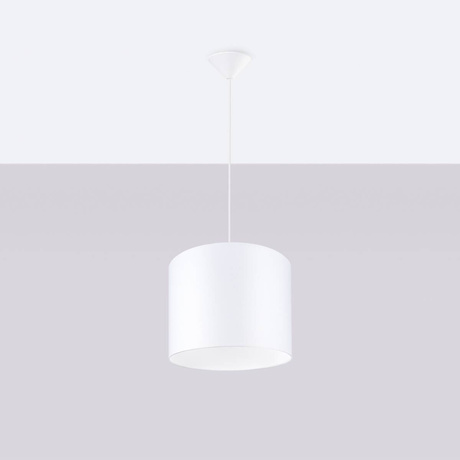 Lampa wisząca NOVA 30 biała + 1x Żarówka LED E27 3000K Ciepła 7,5W 620lm