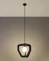 Lampa wisząca TRES czarna + 1x Żarówka LED E27 4000K Zimna 7,5W 650lm