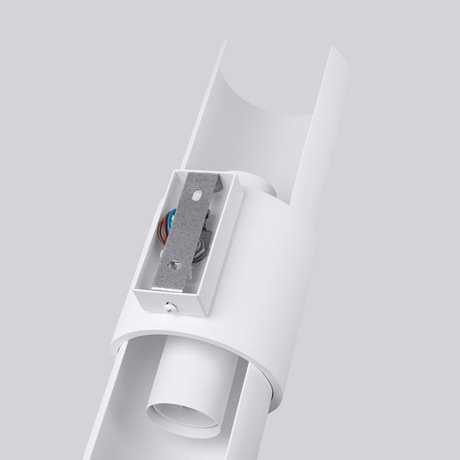 Kinkiet FLASH 2 biały + 2x Żarówka LED E27 4000K Zimna 7,5W 690lm