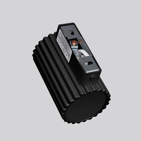 Kinkiet KARBON 10 czarny + 1x Żarówka LED GU-10 4000K Zimna 7W 530lm