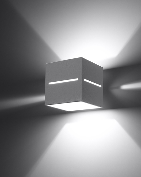 Kinkiet LOBO biały + 1x Żarówka LED G9 4000K Zimna 4,5W 530lm