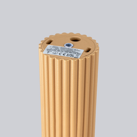 Plafon KARBON 20 złoty + 1x Żarówka LED GU-10 4000K Zimna 7W 530lm