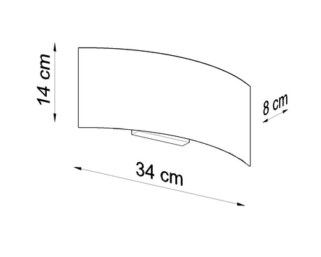Kinkiet MAGNUS czarny + 2x Żarówka LED G9 3000K Ciepła 4,5W 510lm
